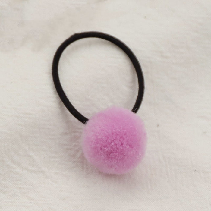 Wholesale Children's Cute Hair Ball Hair Ring Small Rubber Band JDC-HS-Zhenr003