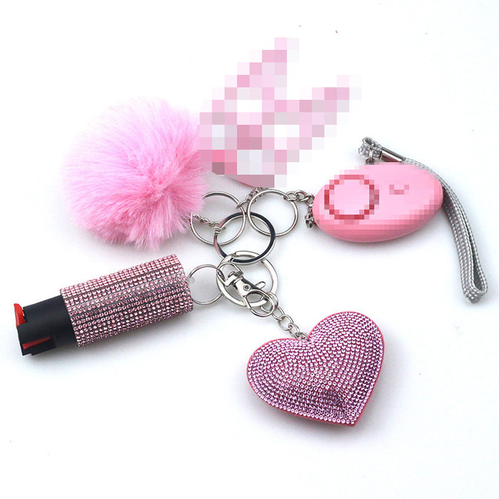 Wholesale Multifunctional Love Diamond 5-piece Keychain JDC-KC-TouMS037