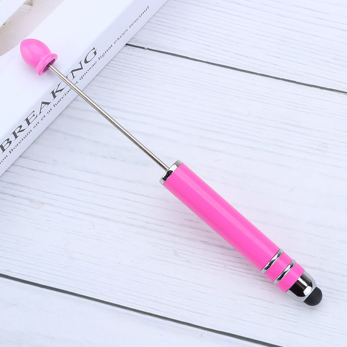 Wholesale 10pcs Colorful Gradient Stylus Pen Beadable Pens DIY Plastic Pen JDC-PN-JinBN006