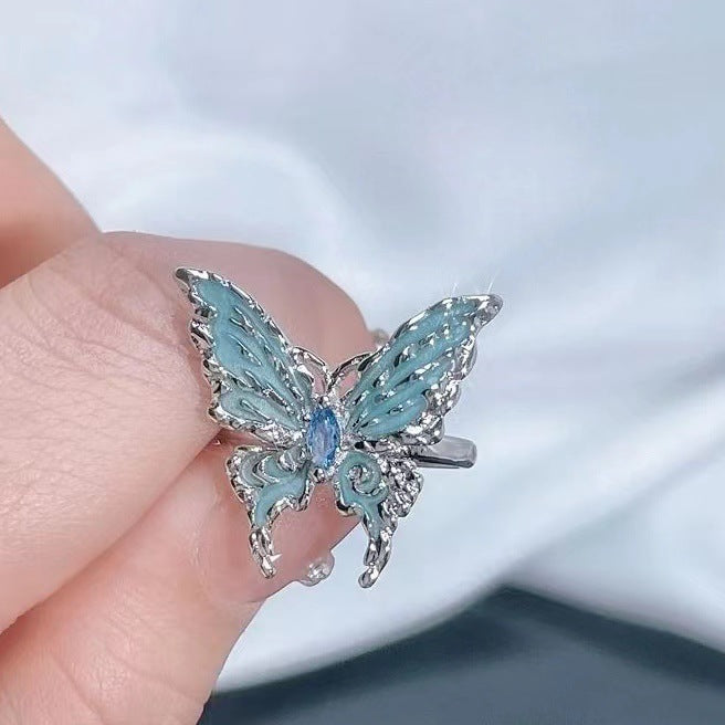 Wholesale utterfly Opening Ring for Women