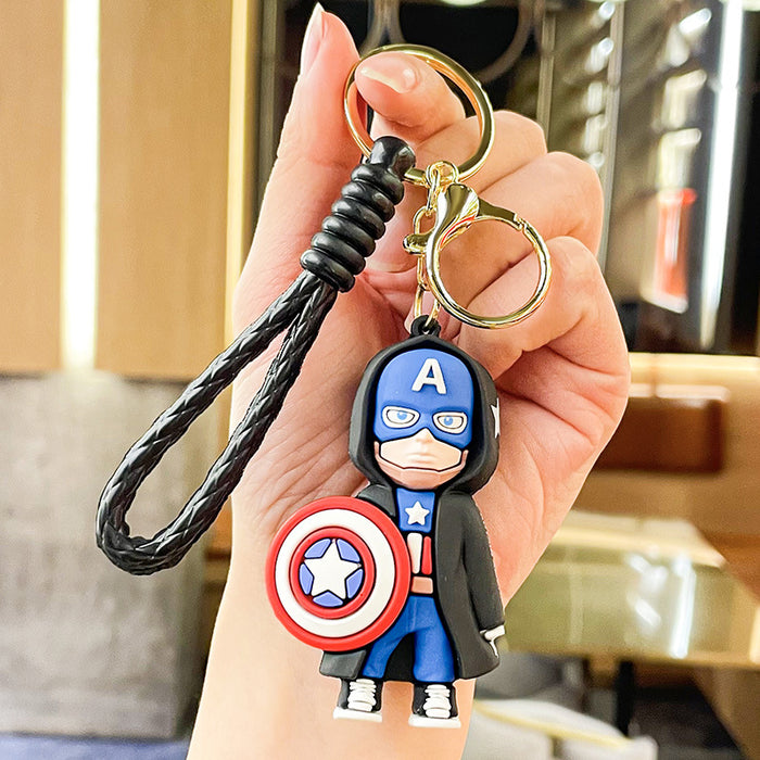 Wholesale Silicone Cartoon Doll Keychain JDC-KC-Benxin028