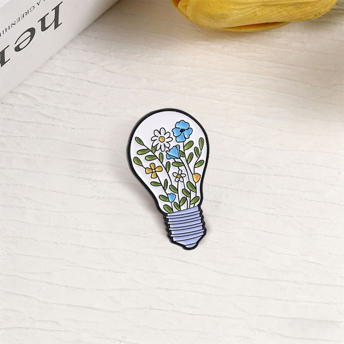 Wholesale Boutique Flower Brooch Zinc Alloy Fashion Pin For Backpack Bag And Clothing