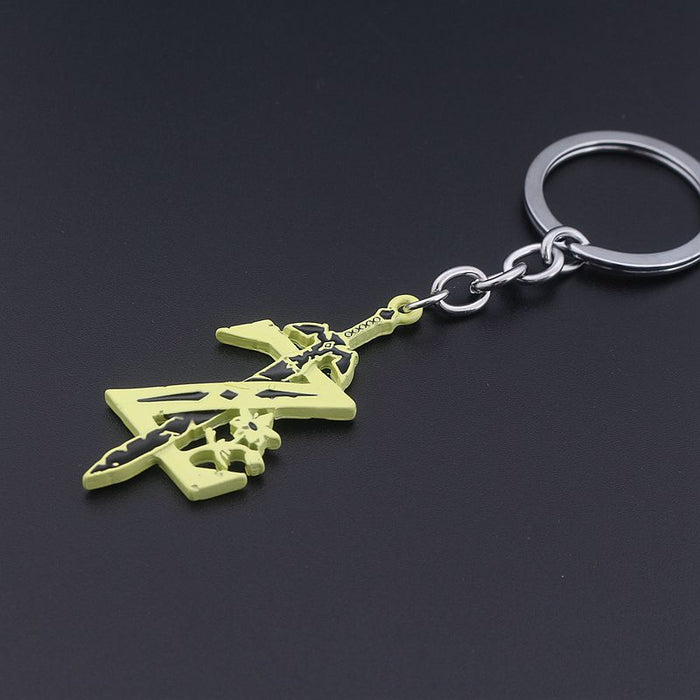 Wholesale Cartoon Bagpipe Necklace Keychain Set JDC-NE-YouM013