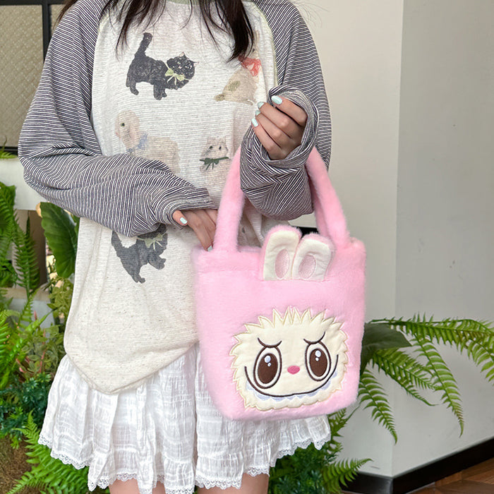 Wholesale New Cute City Park Crossbody Bag Makeup Bag Cartoon Plush Handheld Shoulder Bag