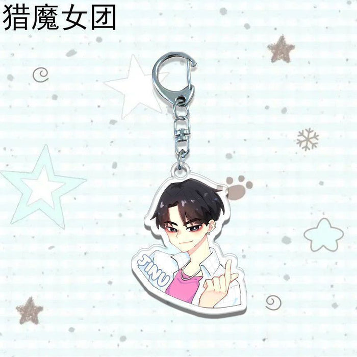 Wholesale Kpop Acrylic Keychain Anime Peripheral Pendant