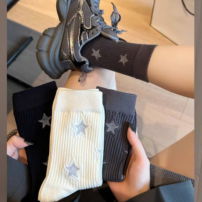 Wholesale Autumn and Winter Women's Socks - High Barrel Thick Socks - Versatile Stacking