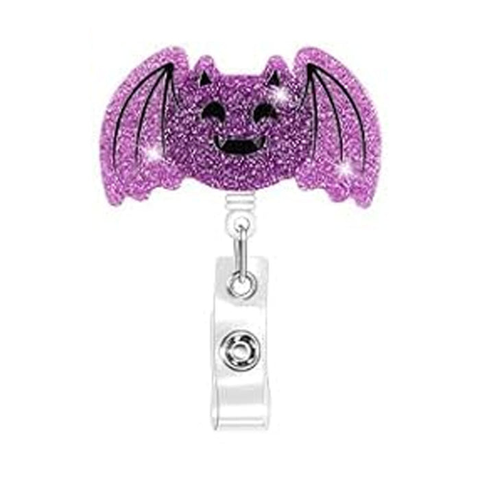 Wholesale Halloween Acrylic Retractable Clip Easy Pull Keychain JDC-KC-QiDing003