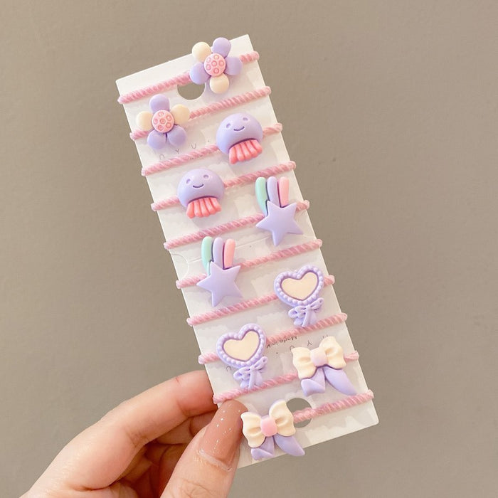 Wholesale Princess Theme Cute Small Hair Ties for Kids - Fashion Accessory Gift