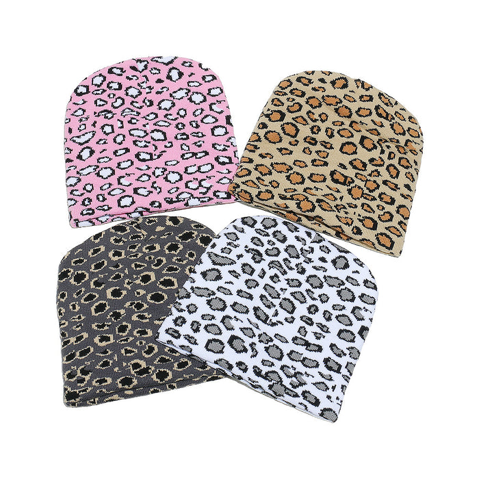 Wholesale Leopard Print Knitted Hat