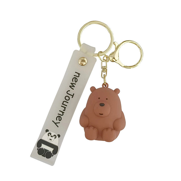 Wholesale Cartoon Silicone Doll Keychain JDC-KC-HaoXi005