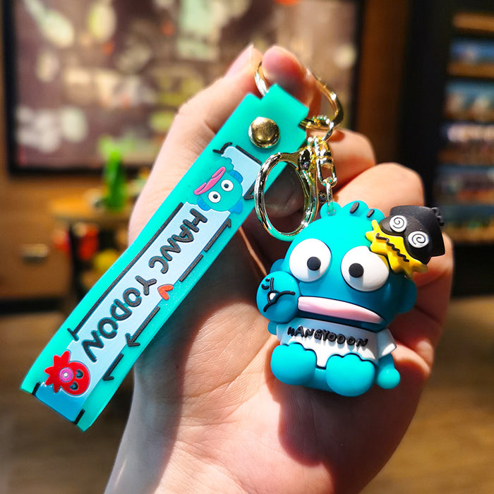Wholesale Cute Fish Pvc Keychain Couple Doll Car Keychain