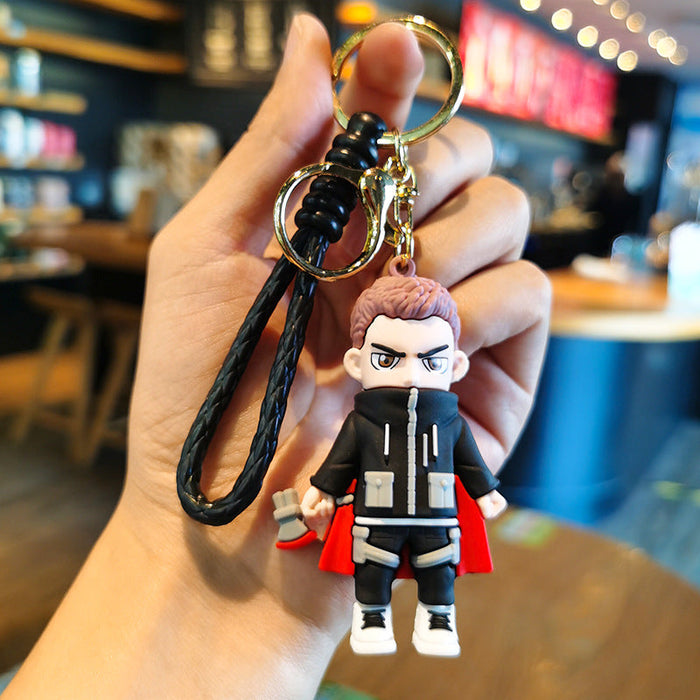 Wholesale silicone cute animation key chain （F） JDC-KC-YMeng005