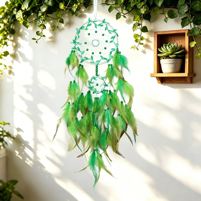 Wholesale Handmade Feather Dreamcatcher Wall Decor Bohemian MOQ≥2