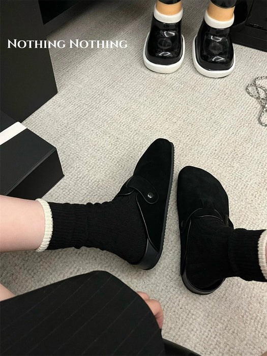 Wholesale Versatile autumn and winter contrasting thick wool socks for warmth, simplicity, and artistic style, with a long tube and stacked socks