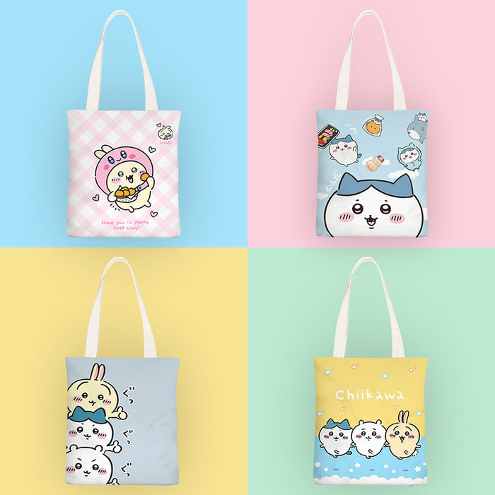 Wholesale Anime character print canvas shoulder bags