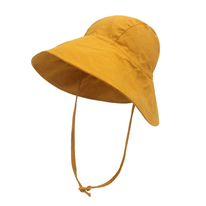 Wholesale Children's Cotton and Linen Breathable Sun Protection Hat JDC-FH-YunSen003