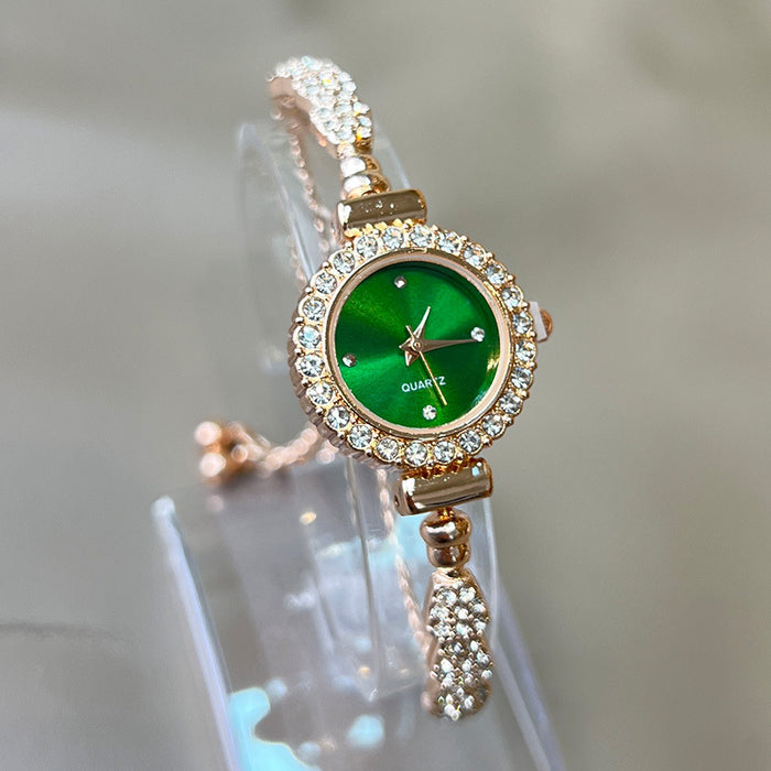 Wholesale bracelet watch ladies quartz watch fashion alloy diamond snake watch