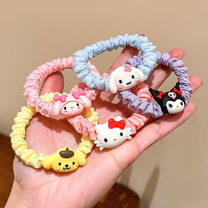 Wholesale Cute Cartoon Hair Scrunchies JDC-HS-HuiDi020