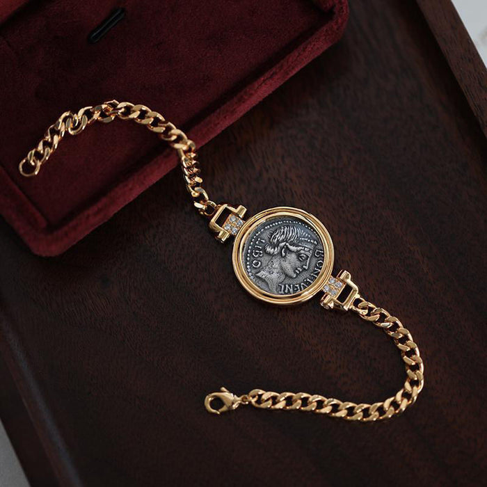 Wholesale Micropaved zirconia gold plated bracelet