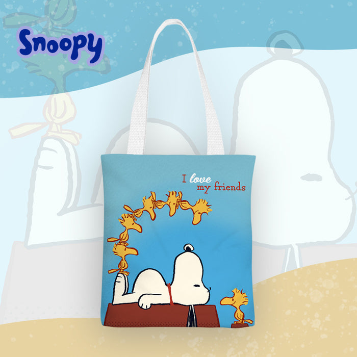 Wholesale Cute cartoon pattern canvas shoulder bags