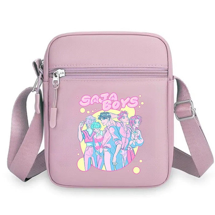 Wholesale Cute Cartoon Print Colorful Small Square Shoulder Bag