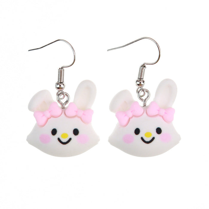 Wholesale Earrings Resin Cute Cartoon Earrings (S) JDC-ES-niqing002