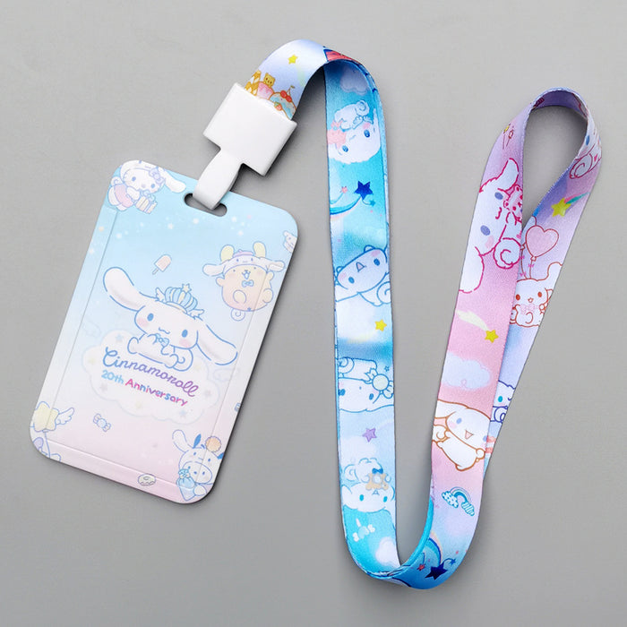 Wholesale Cartoon Style Plastic Card Holder With Neck Strap For Everyday Campus Use Stylish Gift