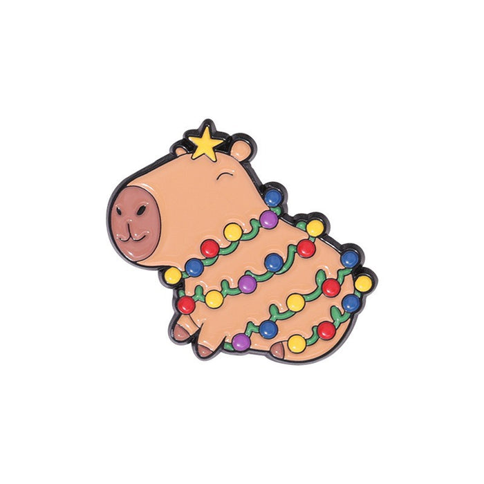 Wholesale Christmas personalized versatile cartoon metal brooch