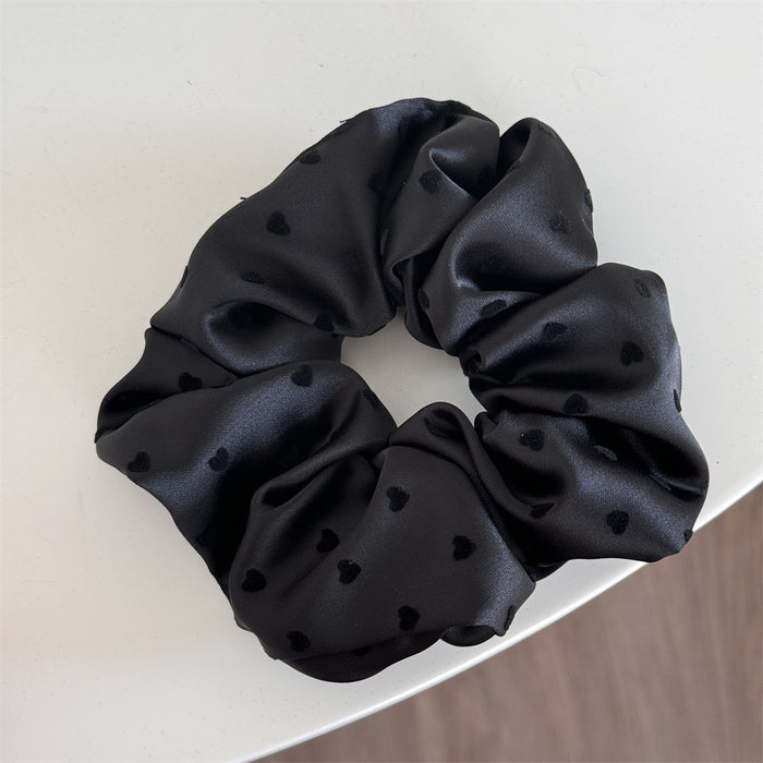 Wholesale Point Satin Large Hair Ring Hair Rope Ball Hair Accessories New Style