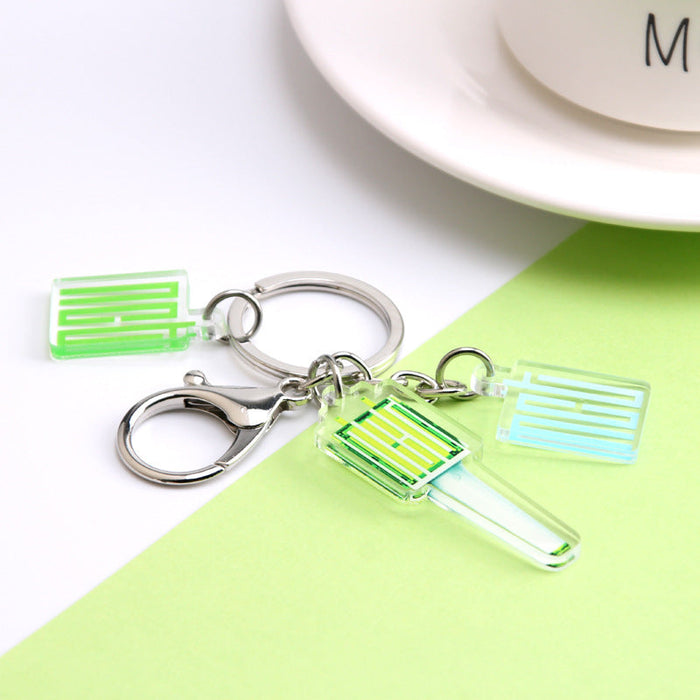 Wholesale Idol Acrylic Double Sided Transparent Keychain JDC-KC-RuiYuan001