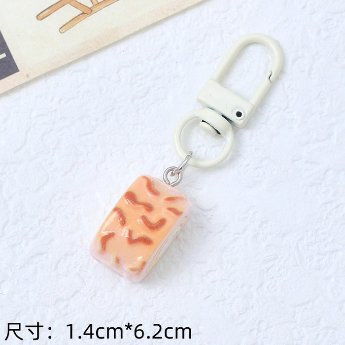 Wholesale  Cute kitten keychain cartoon animal small pendant fun bag key pendant girlfriends