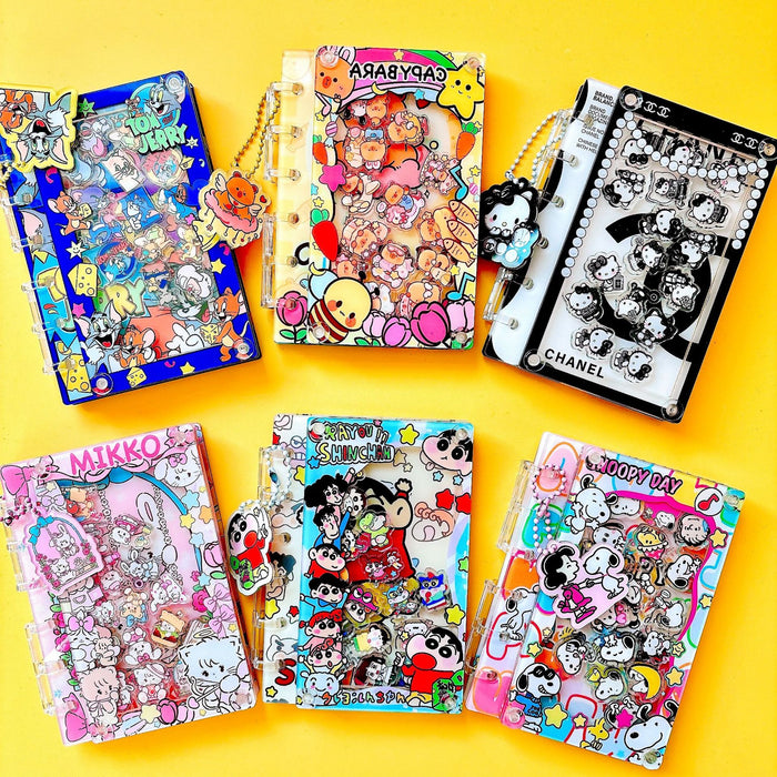 Wholesale Acrylic Shake Book Notebook Loose-leaf DiyA7A5 JDC-NK-MH010