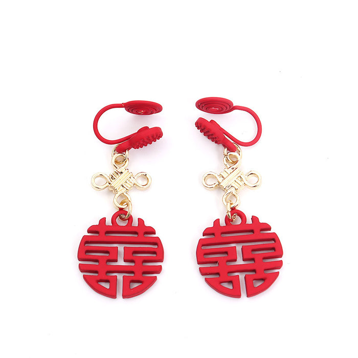 Wholesale Earrings, earrings, festive makeup, no ear holes, ear clips