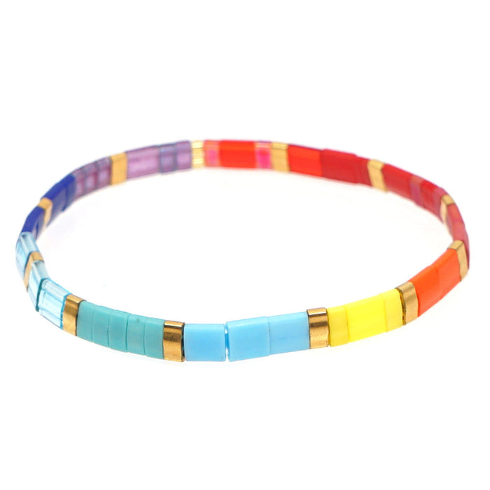 Wholesale Bohemian Multilayer Glass Bracelet