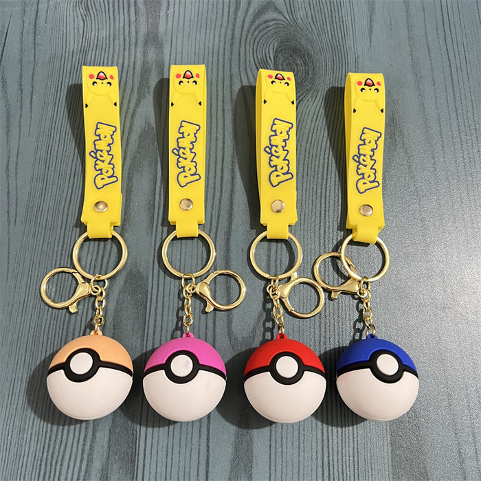 Wholesale Creative Cartoon Silicone Keychains JDC-KC-JinB019