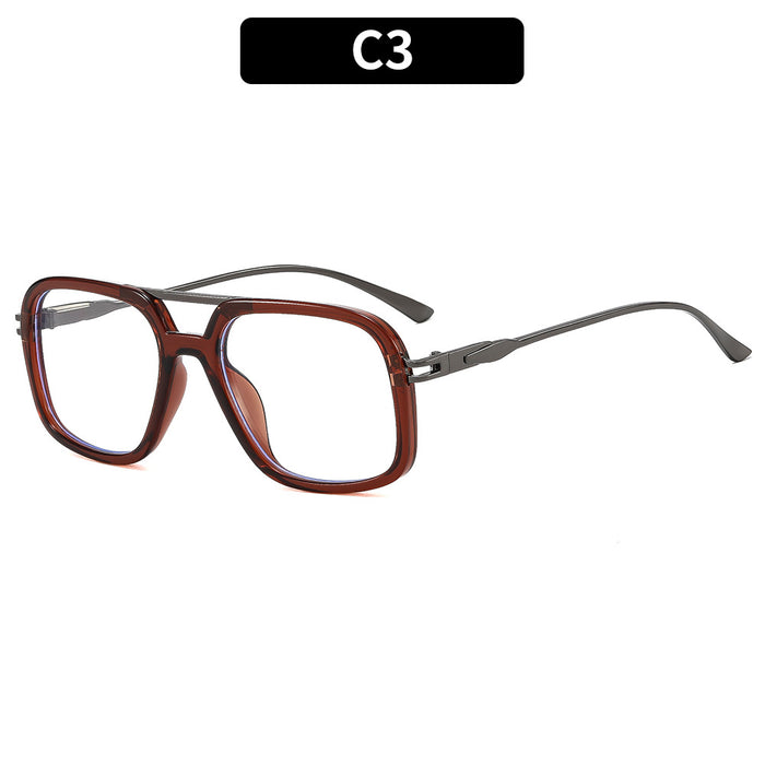 Wholesale Double Bridge Blue Light Blocking Fashion Glasses Frame for Women Everyday Street Style Accessory Resale