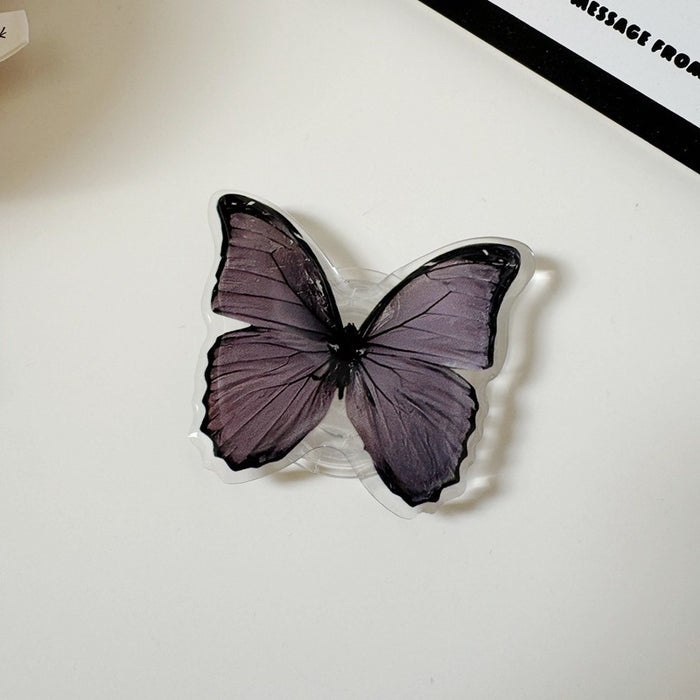 Wholesale PVC Butterfly Phone Grip Stand Accessory