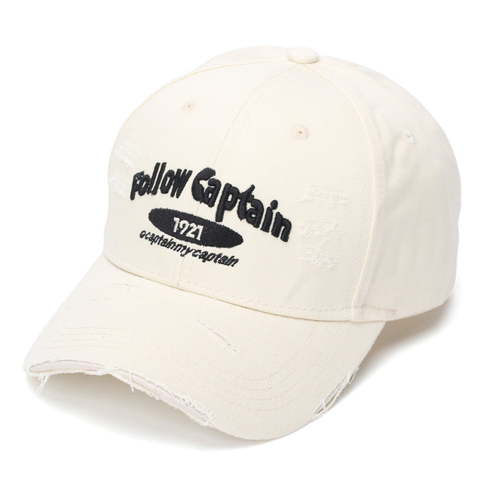 Wholesale Trendy Vintage Distressed Baseball Cap with Embroidery Lettering