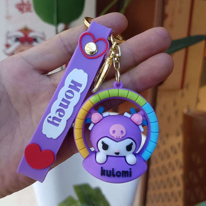 Wholesale PVC Cartoon Doll Keychain JDC-KC-KuangK009