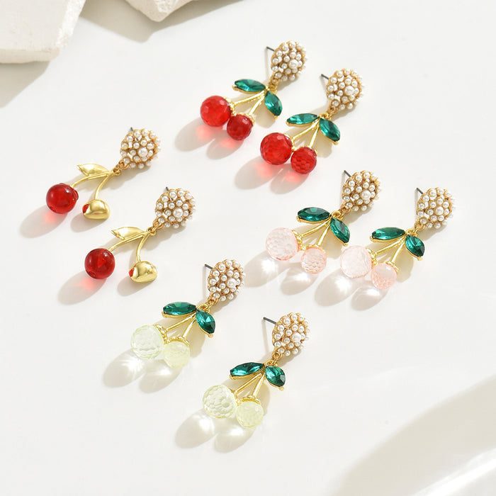 Wholesale Fashionable earrings with imitation pearl earrings, fashionable and simple earrings