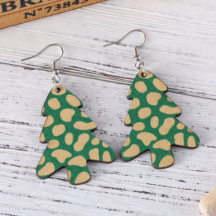 Wholesale  Christmas Tree Pendant Earrings