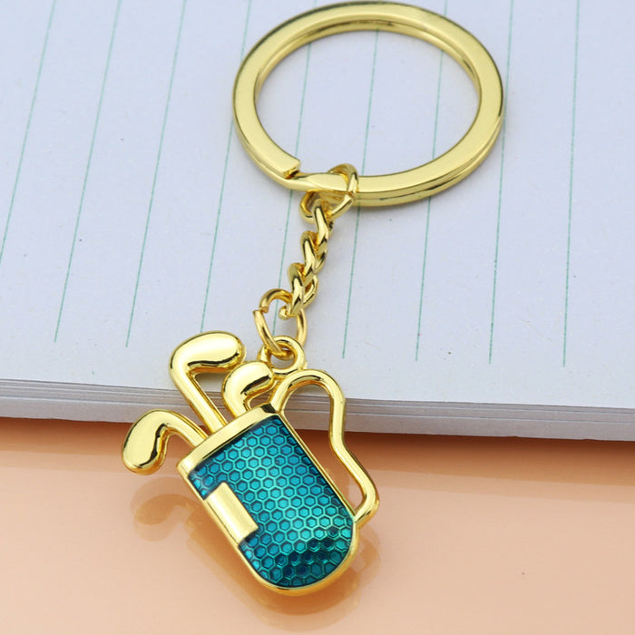 Wholesale Zinc Alloy Golf Barrel Keychain JDC-KC-XunX020