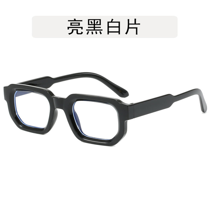 Wholesale Square frame sunglasses, new retro polygon sunglasses, simple and high-end fashion glasses