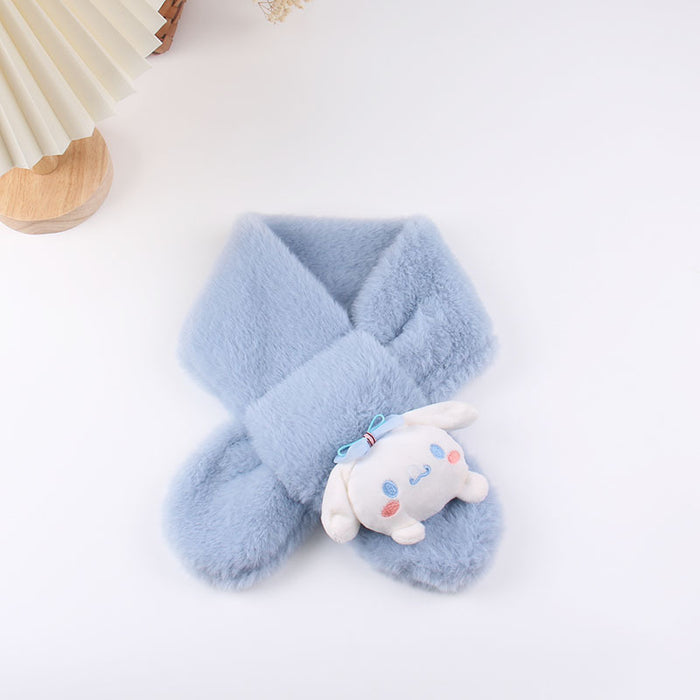 Wholesale Pure Color  Cartoon Cute Scarves