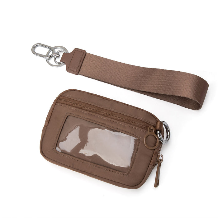 Wholesale Waterproof Small Wallet Multi-function Card Case Keychain Coin Purse Storage Bag