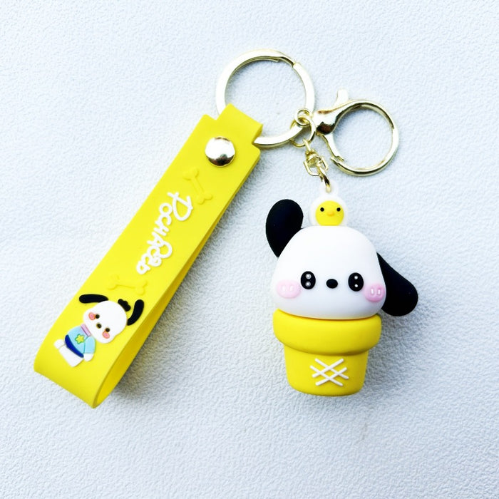 Wholesale PVC Cartoon Doll Keychain JDC-KC-ChuC051