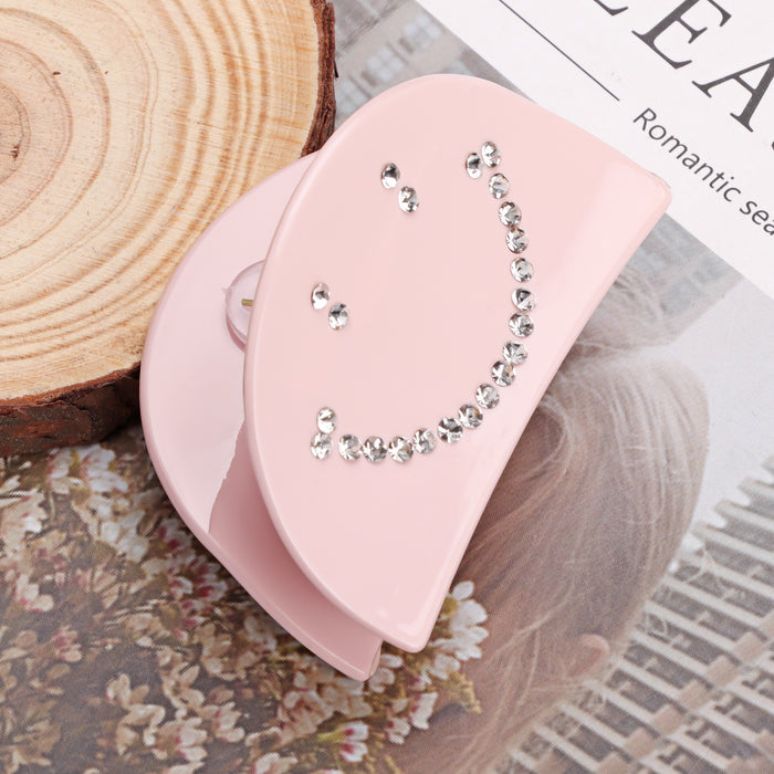 Wholesale Smiley Face Shape Acrylic Material Hairpin Back of Head