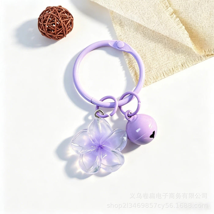 Wholesale Plastic Resin Keychain Card Ring Bell Charm Cute Style Bag Charm DIY Craft Accessory