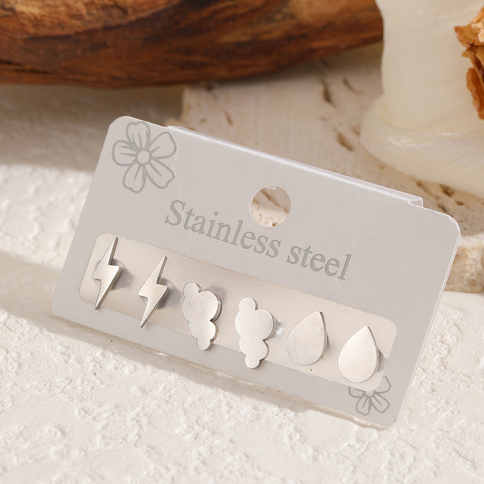 Wholesale Stainless Steel Gold Heart Earrings