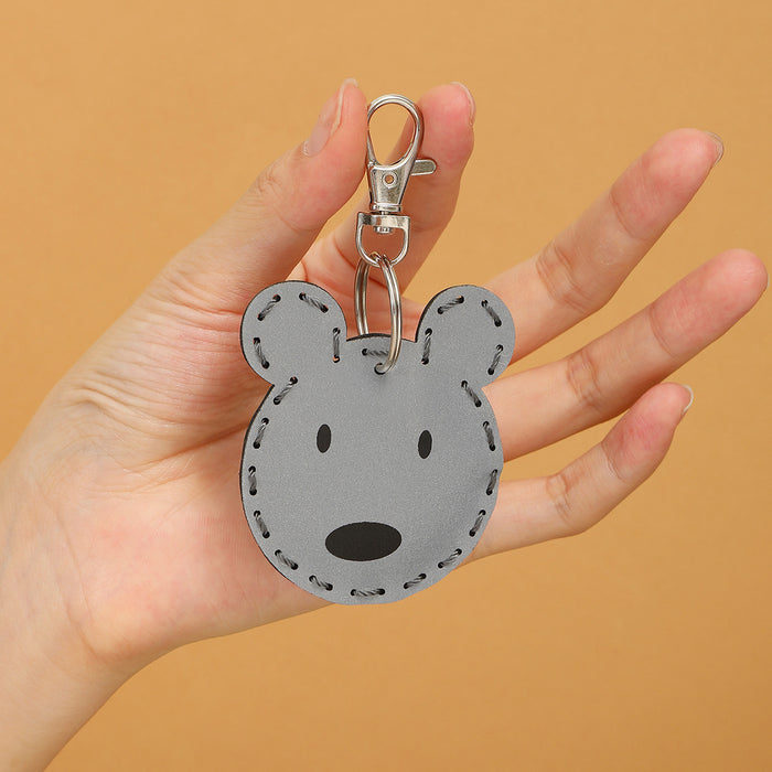 Wholesale Leather Pendant Keychain Animal JDC-KC-YiTian006